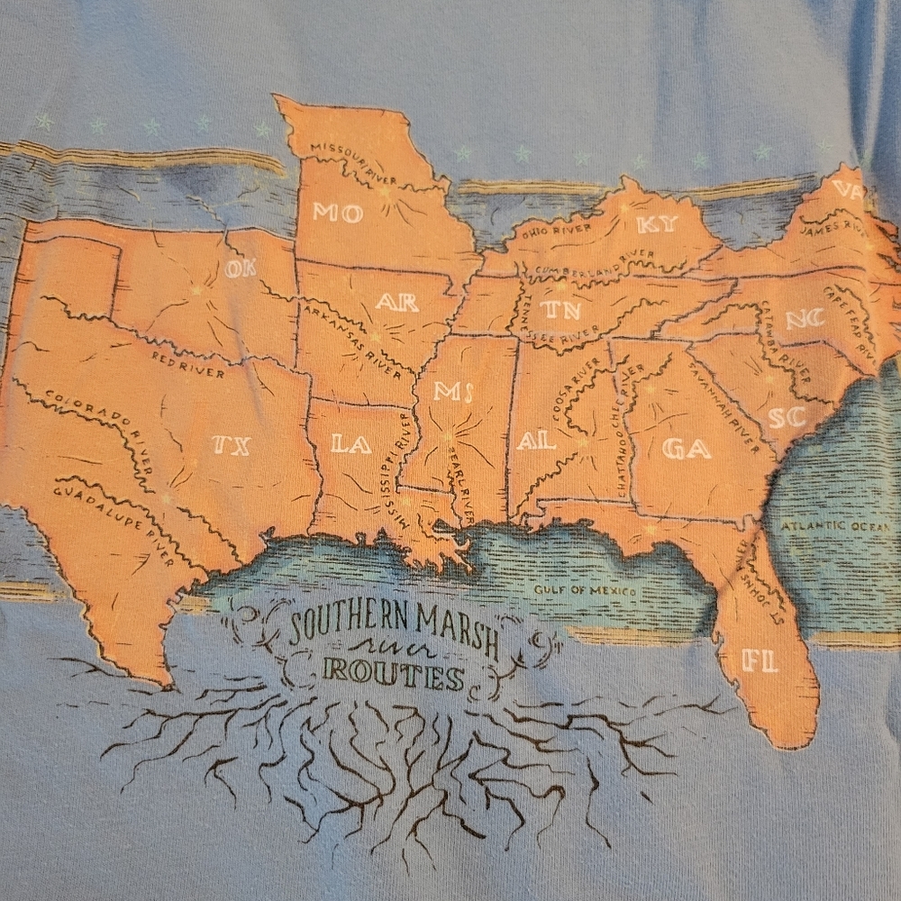 Southern marsh Routes Tee - Picture 4 of 4
